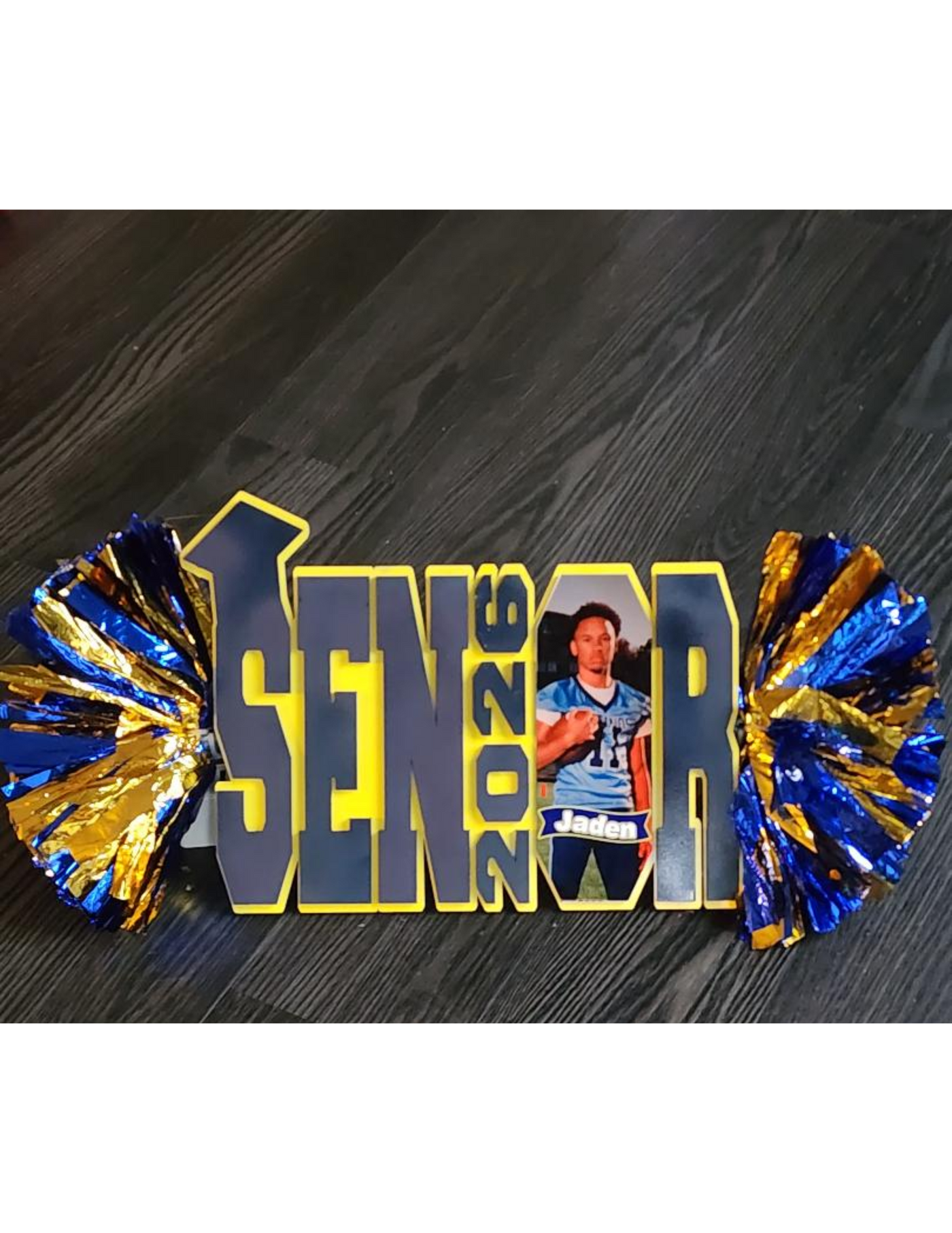 Senior photo cheer stick