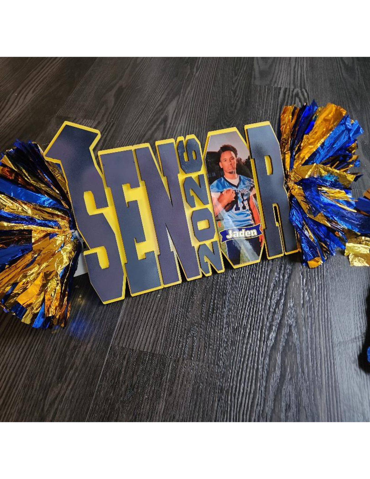 Senior photo cheer stick