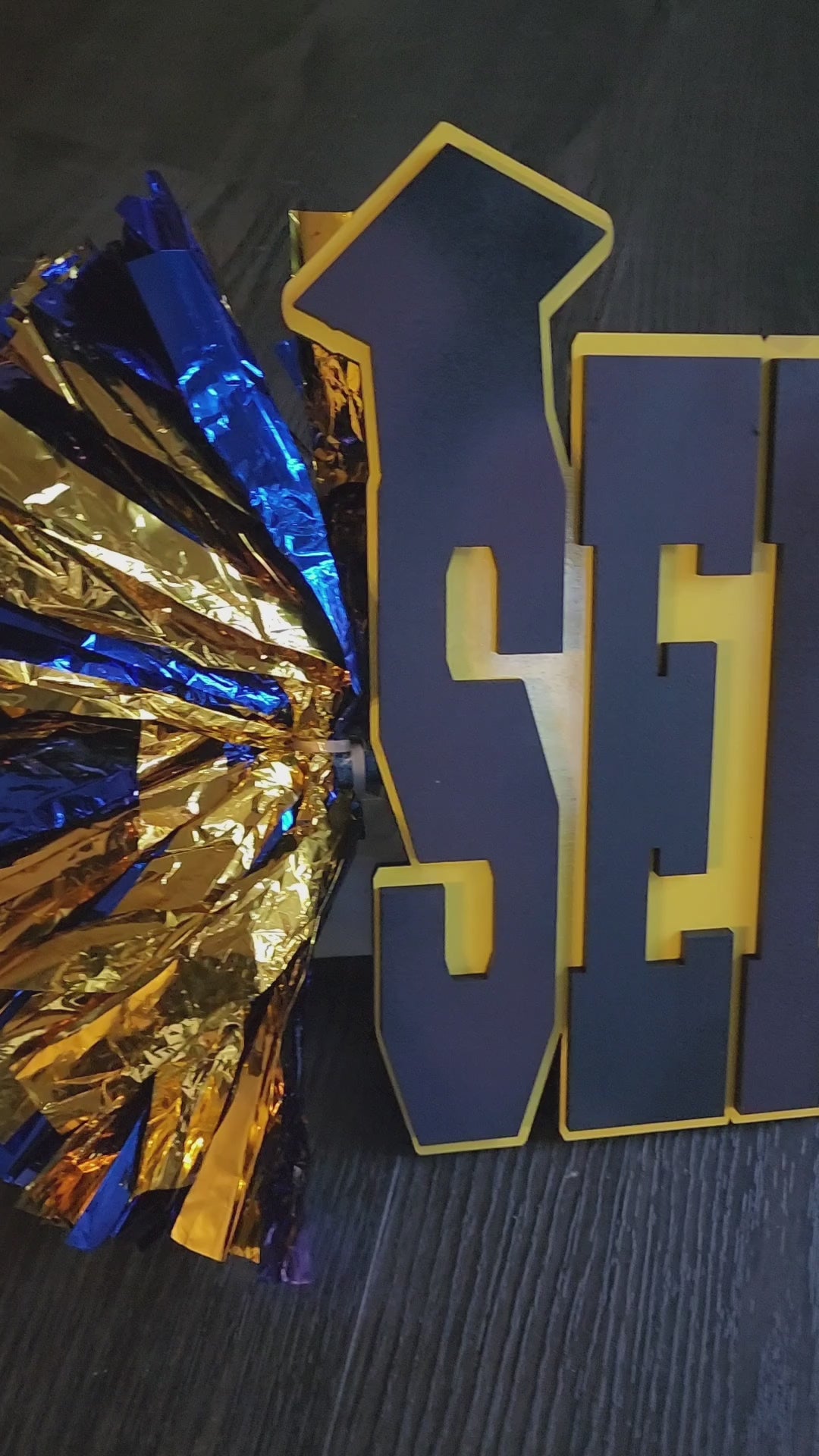 Senior photo cheer stick